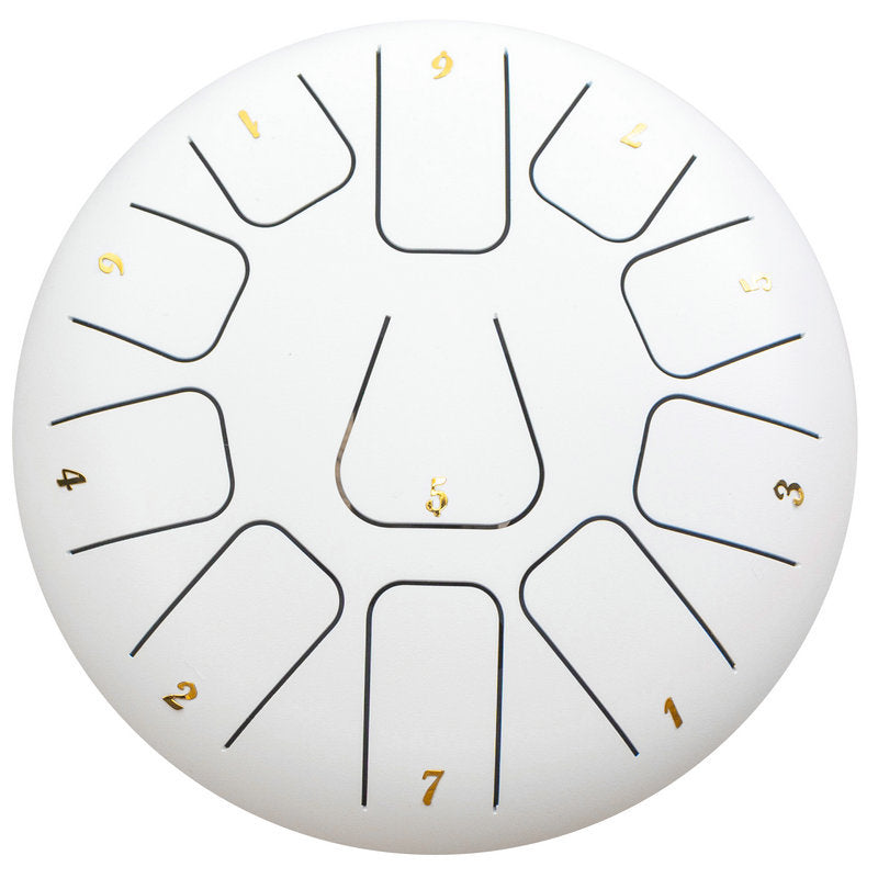 The Calm Drum, Classic (8-inch, 11 notes) in Moonlight White